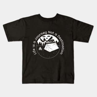 Life is a Journey, Not a Destination  CANYONEERING Kids T-Shirt